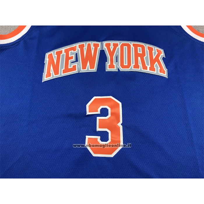 Maglia New York Knicks Josh Hart #3 Icon Blu
